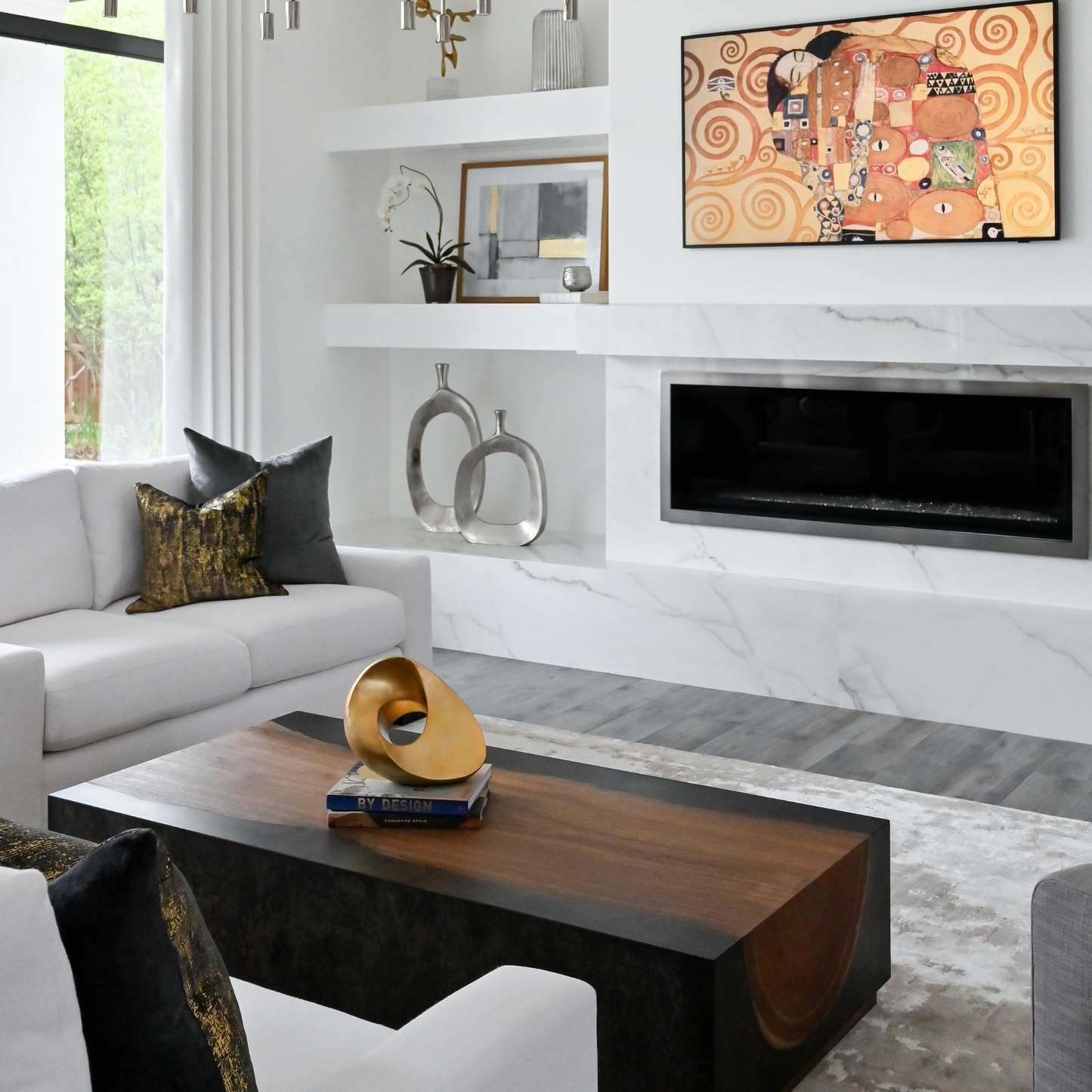 Gold Tabletop Sculpture