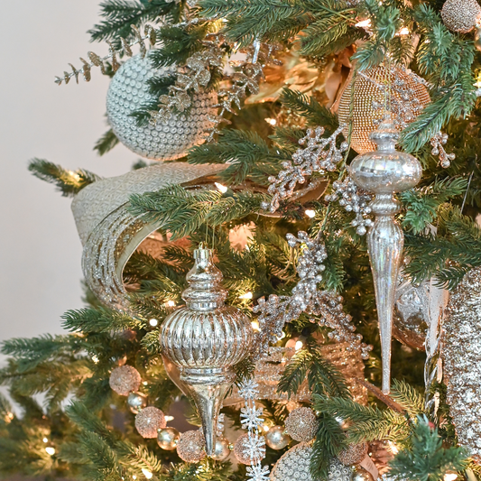 36" Dropping berry rain spray in champagne