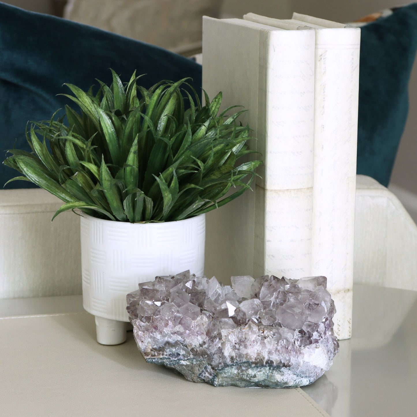 Amethyst Candle Holder