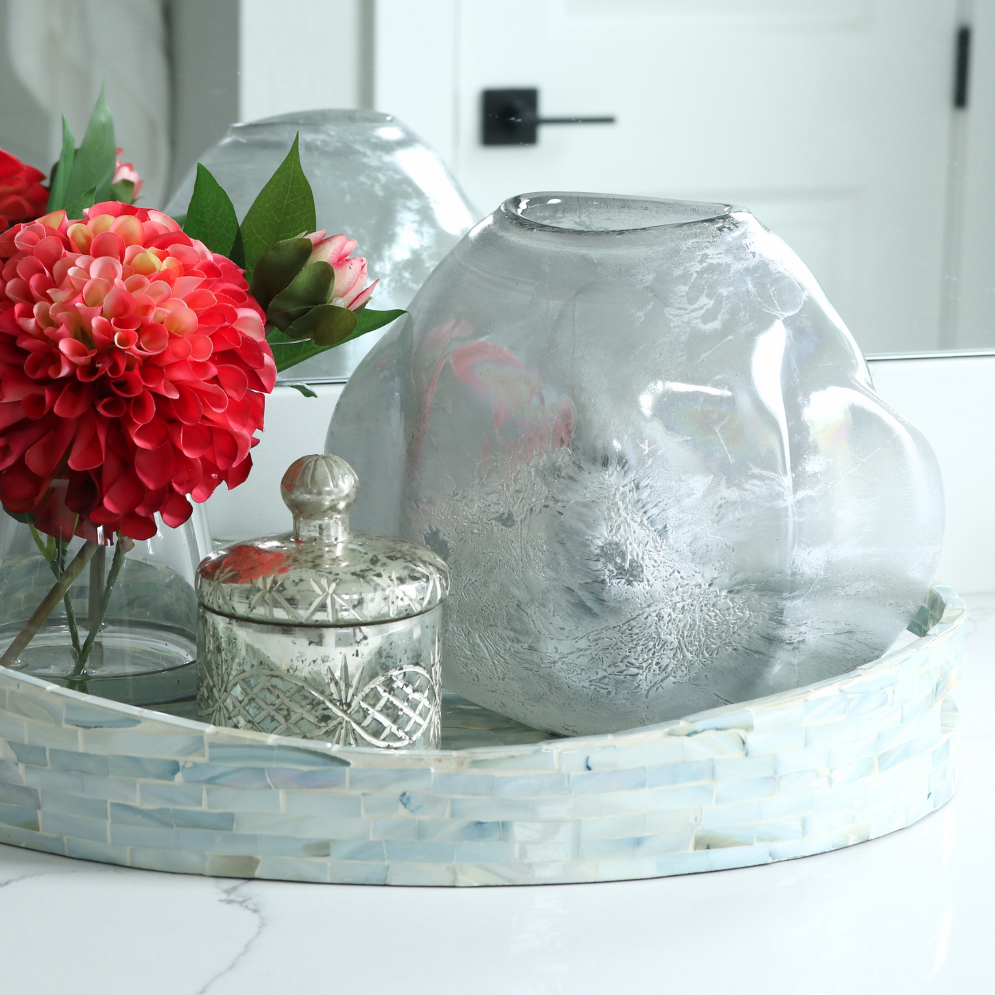 Contemporary Blown Glass Vase