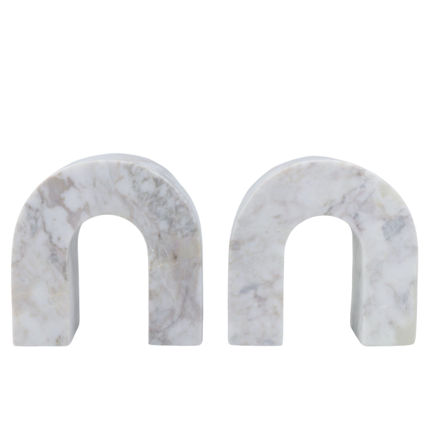 Marble Contemporary Bookends