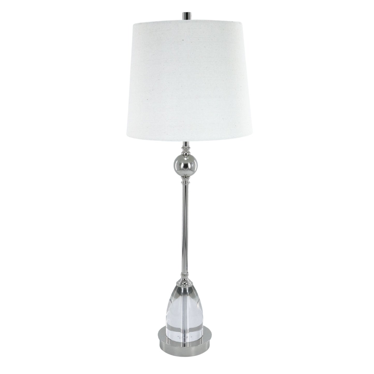 Polish Nickel Table Lamp