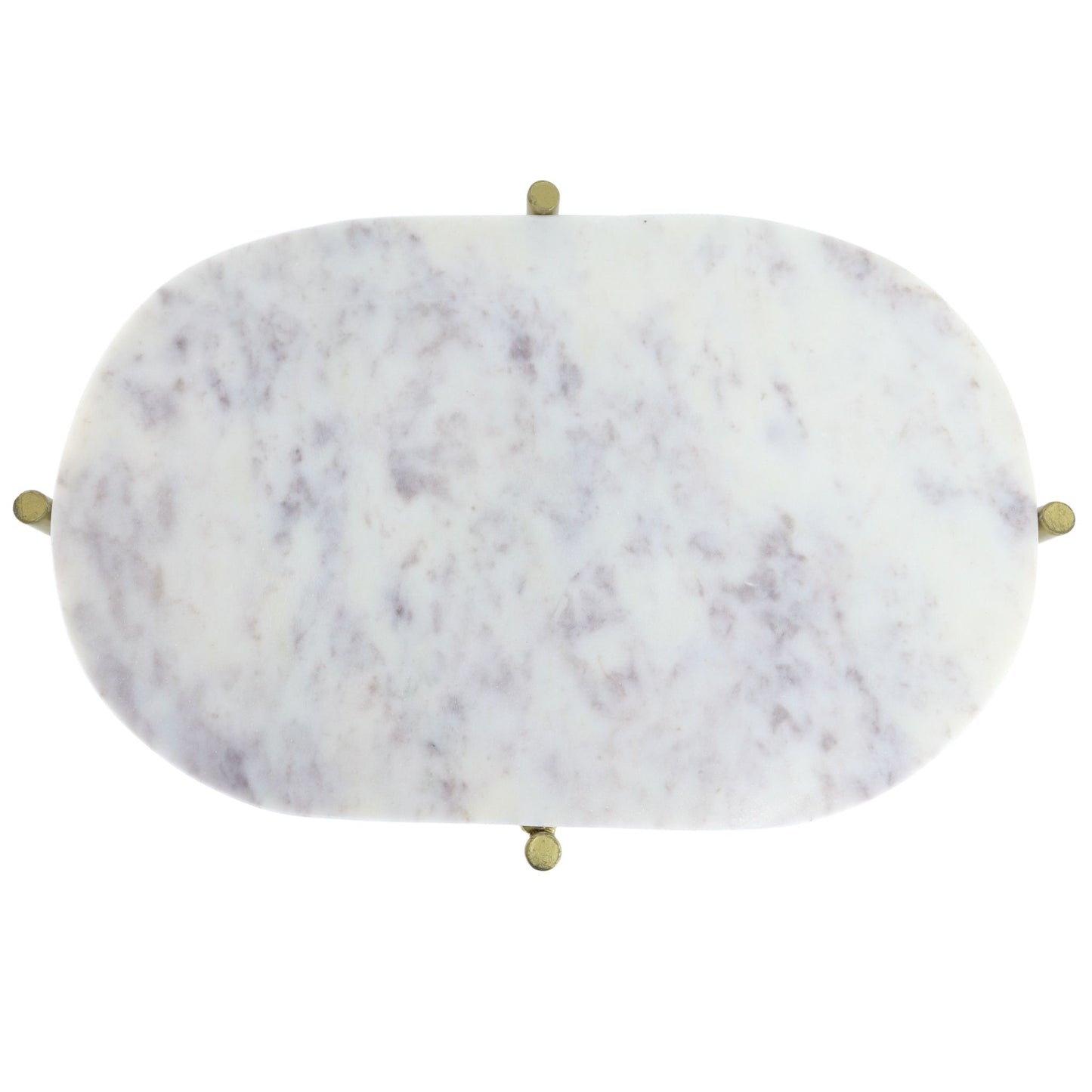 Oval Marble Side Table