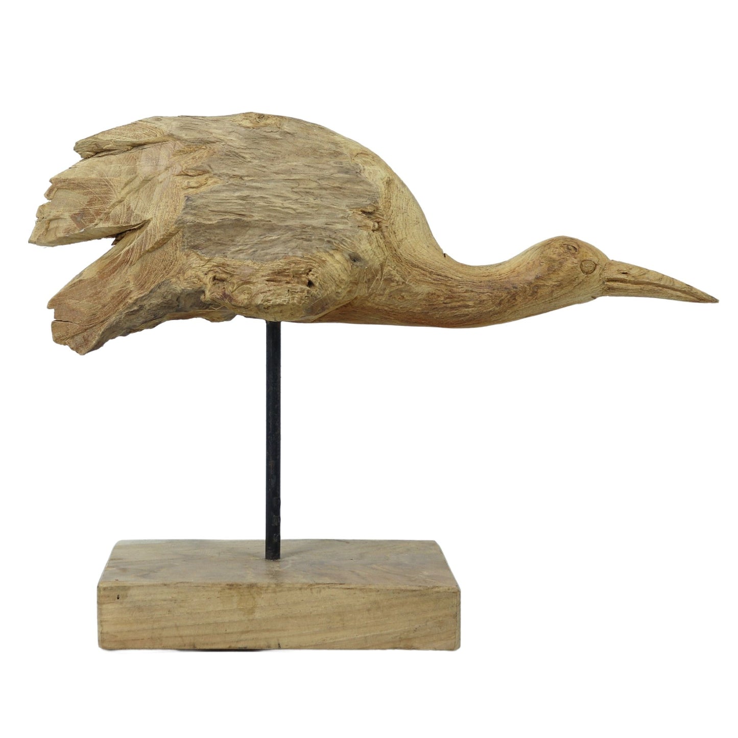 Teak Decorative Bird