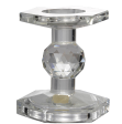 Crystal Pillar Candle Holder