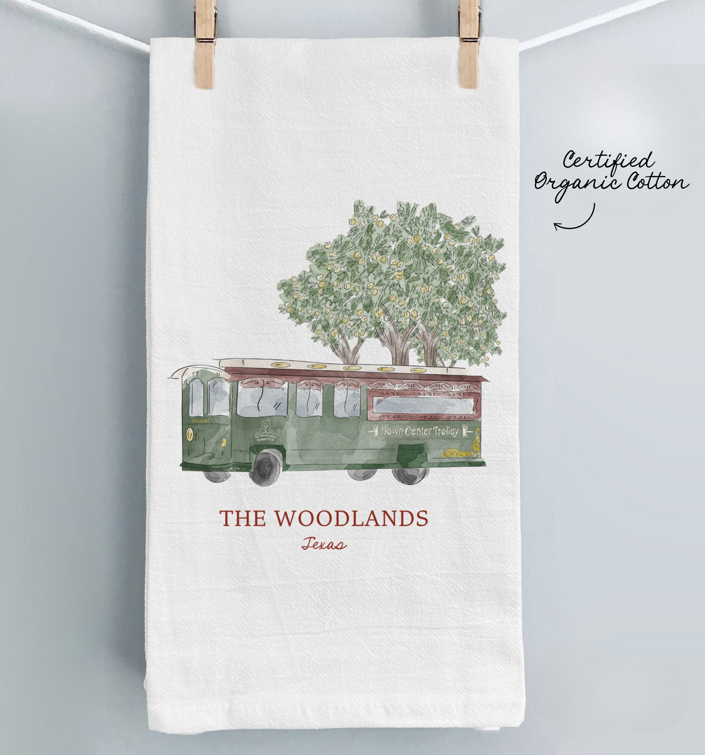 The Trolley Tea Towel