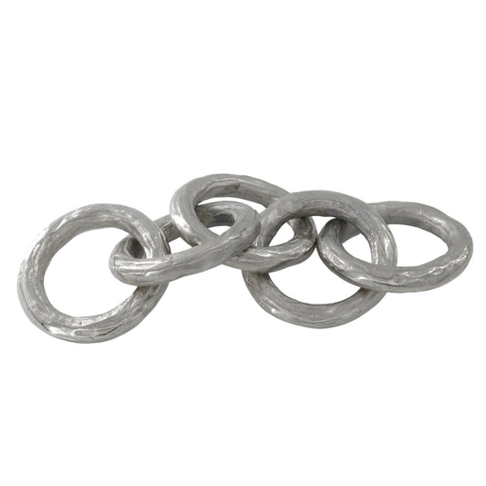 Sculptural Silver Chain