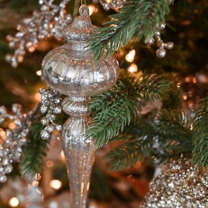 12.5" Mercury Glass Finial