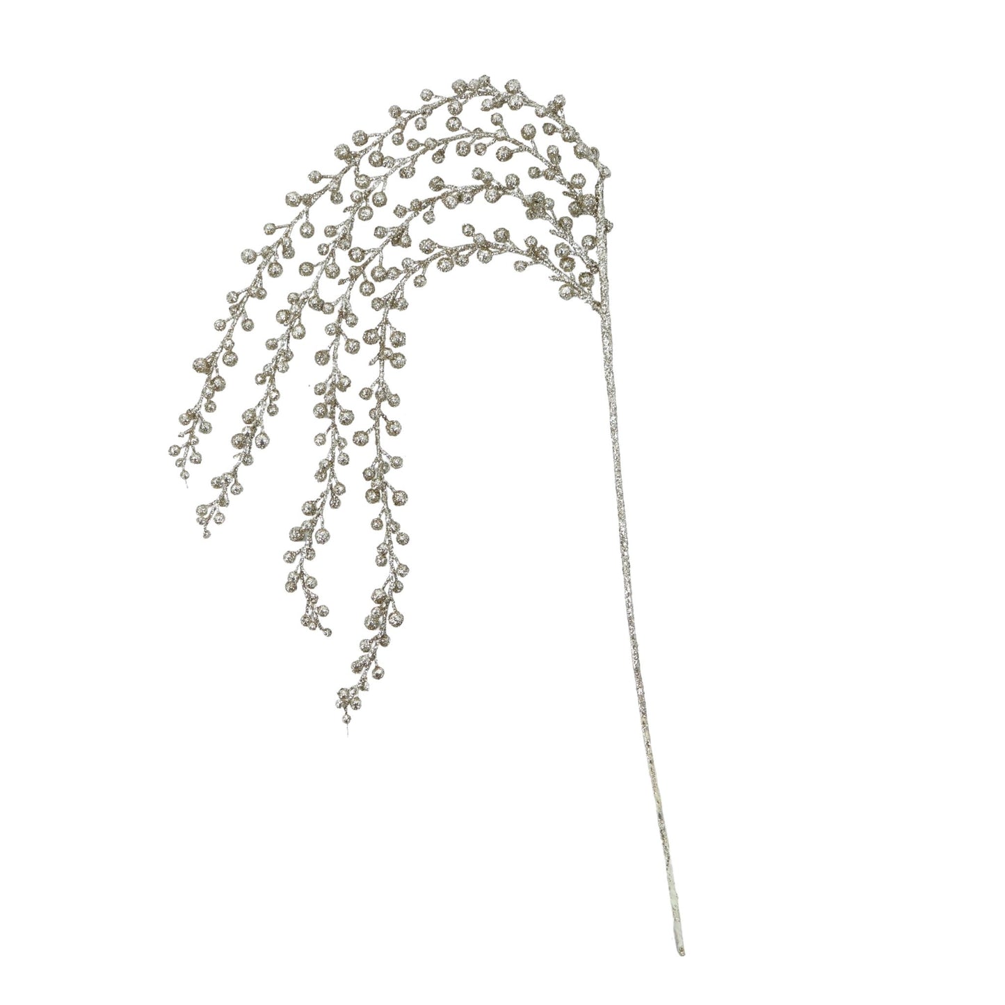 36" Dropping berry rain spray in champagne