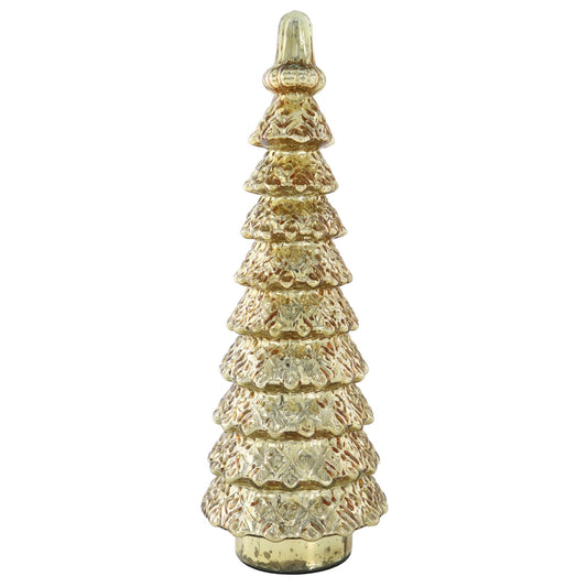 Gold Glass Tiered Trees