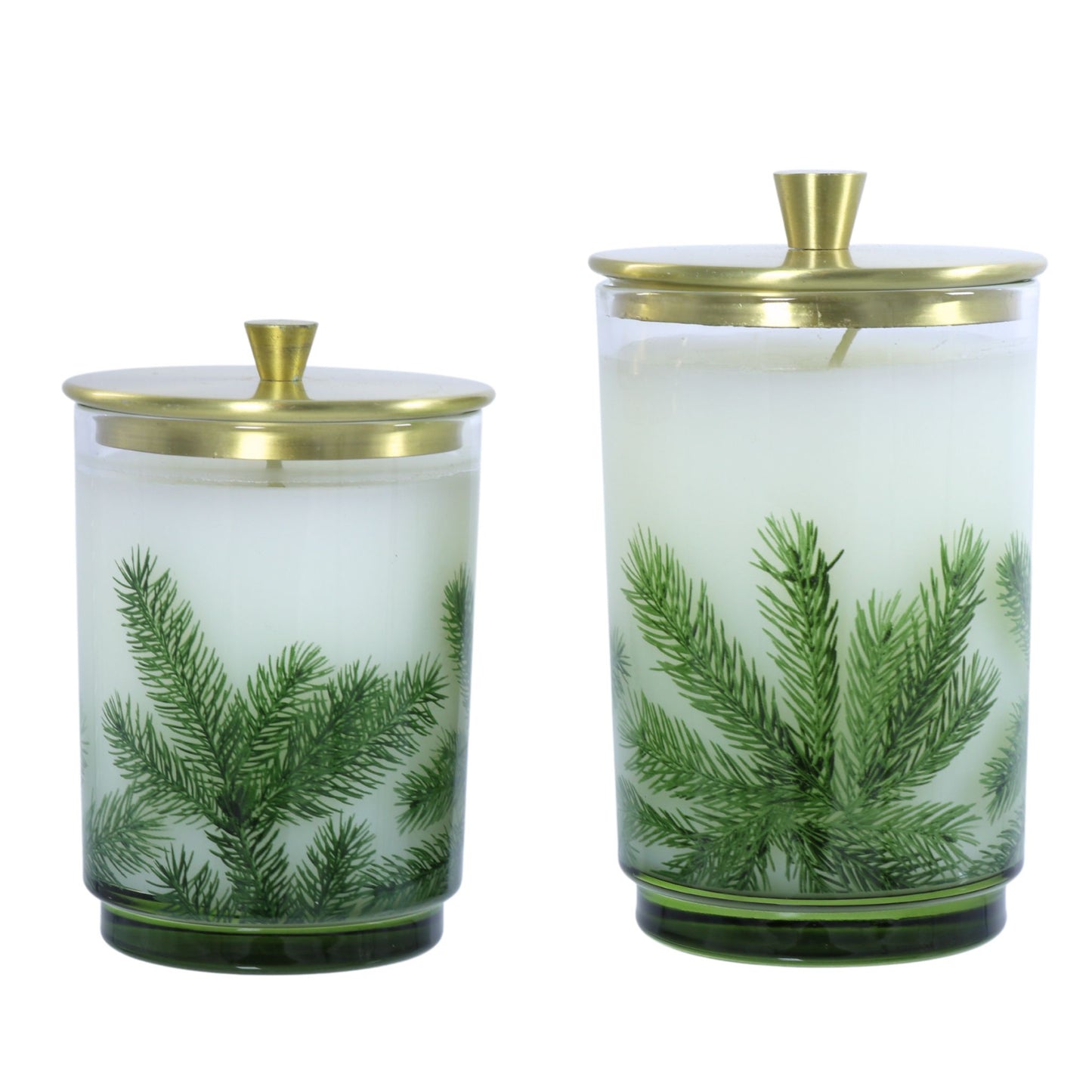Frasier Fir Pine Needle Glass Candle