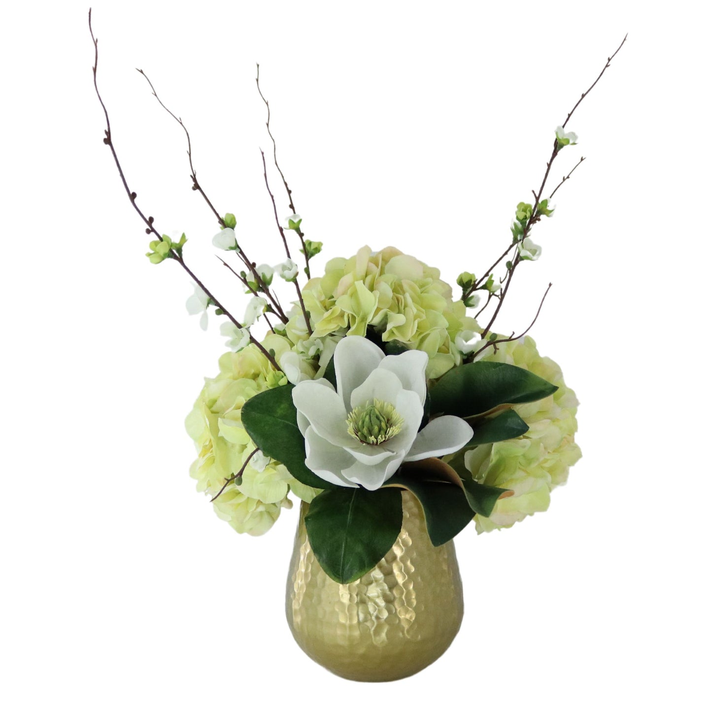 Fresh Bouquet in Silver Vase