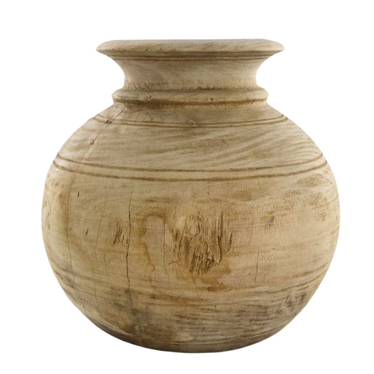 Natural Wooden Pot