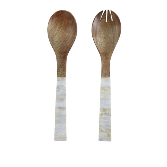 Set of 2 Mother of Pearl Servers