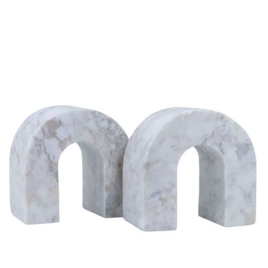 Marble Contemporary Bookends