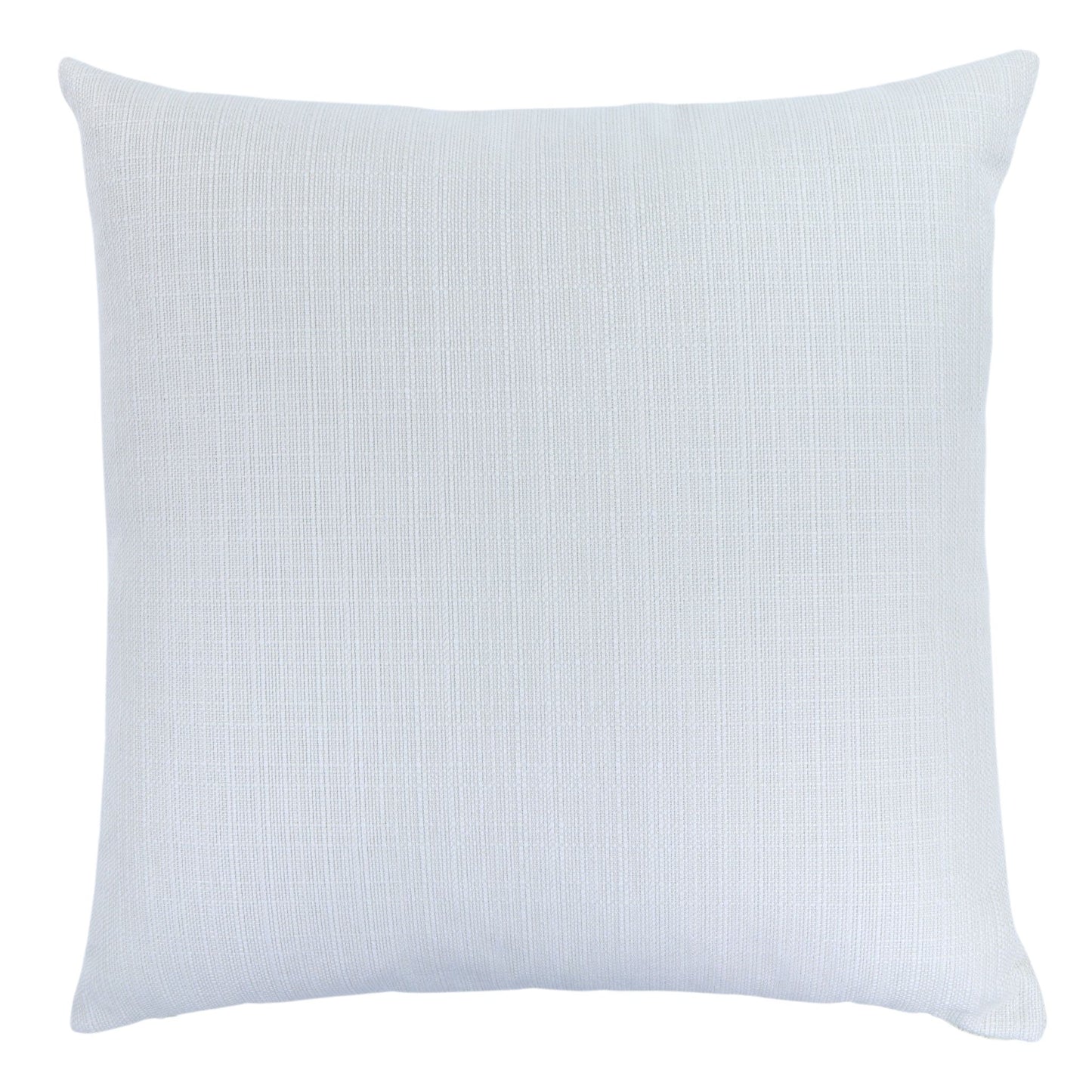 Neutral Linen Throw Pillow with Trim Appliqué