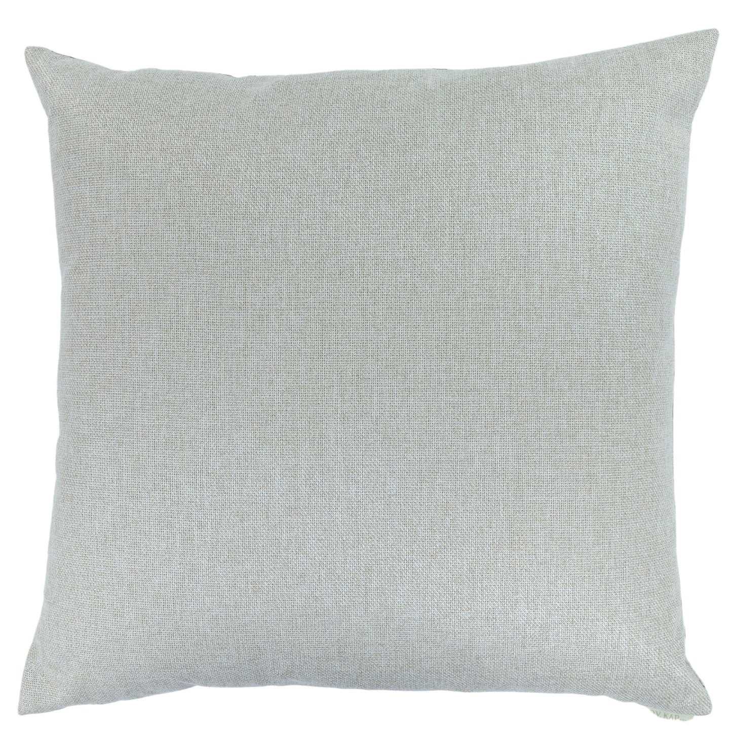 Neutral Metalic Floral Throw Pillow