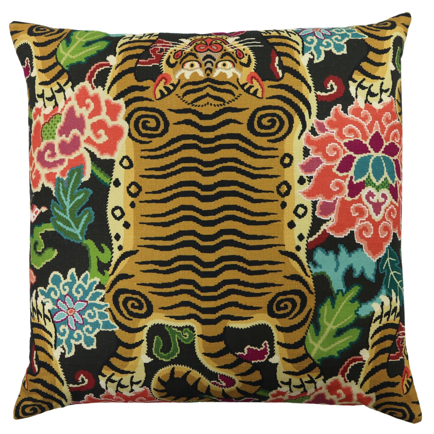 Tiger Eye Throw Pillow