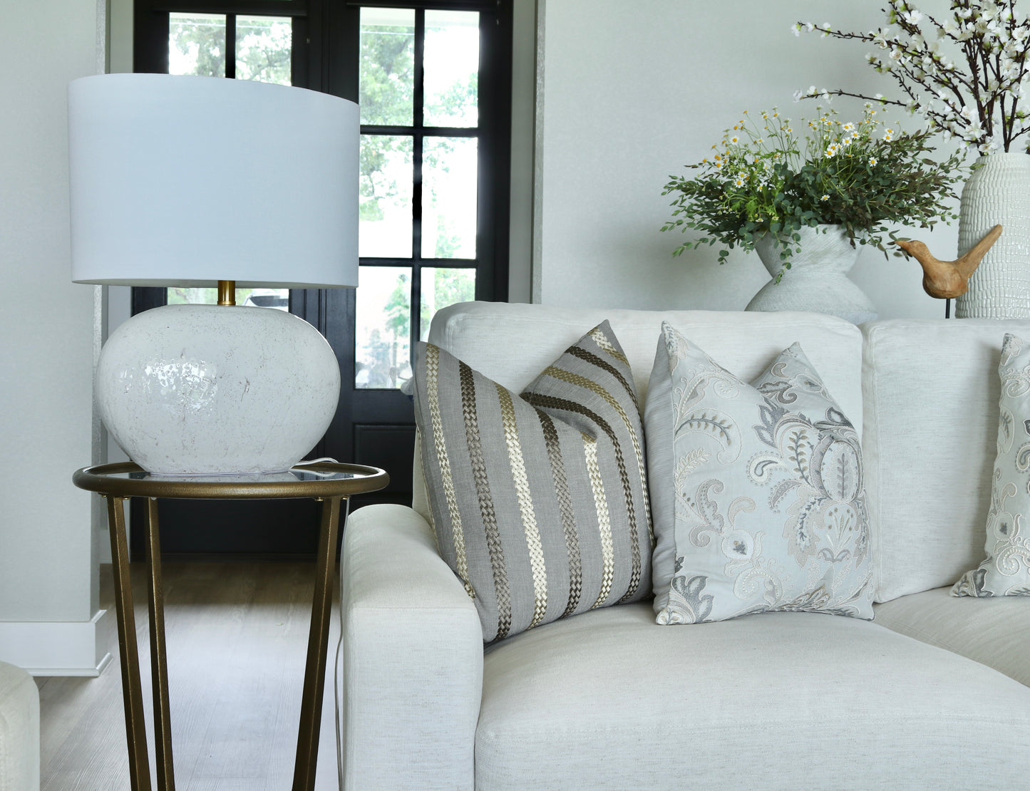 White Ceramic Table Lamp