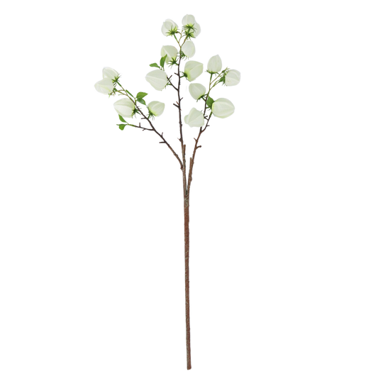 32" White Chinese Lantern Stem