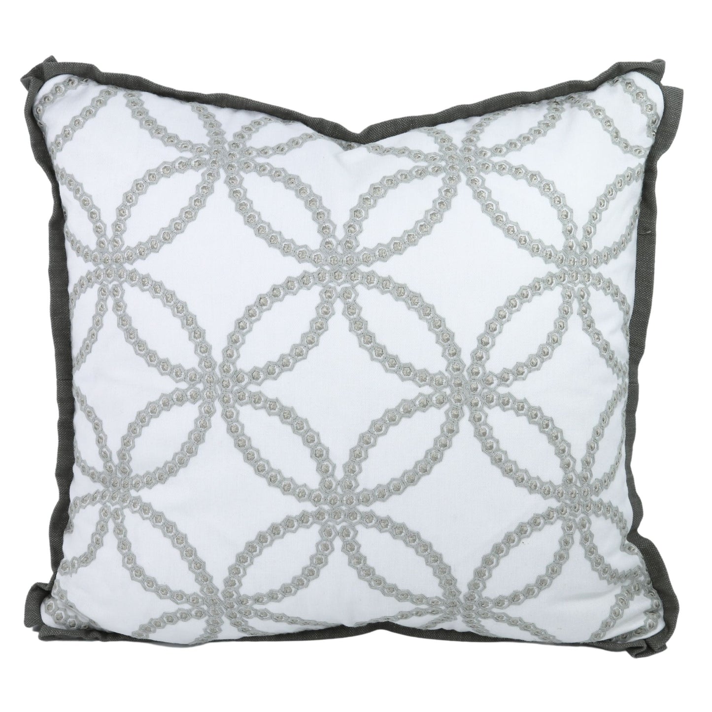 Double-Sided Geometric Throw Pillow