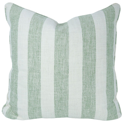 Green Stripe Beachfront Pillow