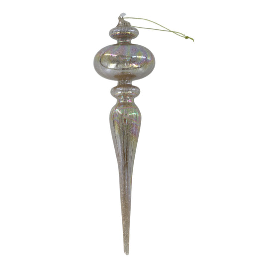 12.5" Mercury Glass Finial