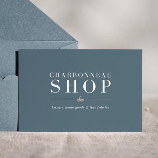 Charbonneau Shop Gift Card & Envelope (Physical)