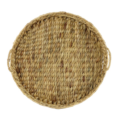 Open Weave Round Tray