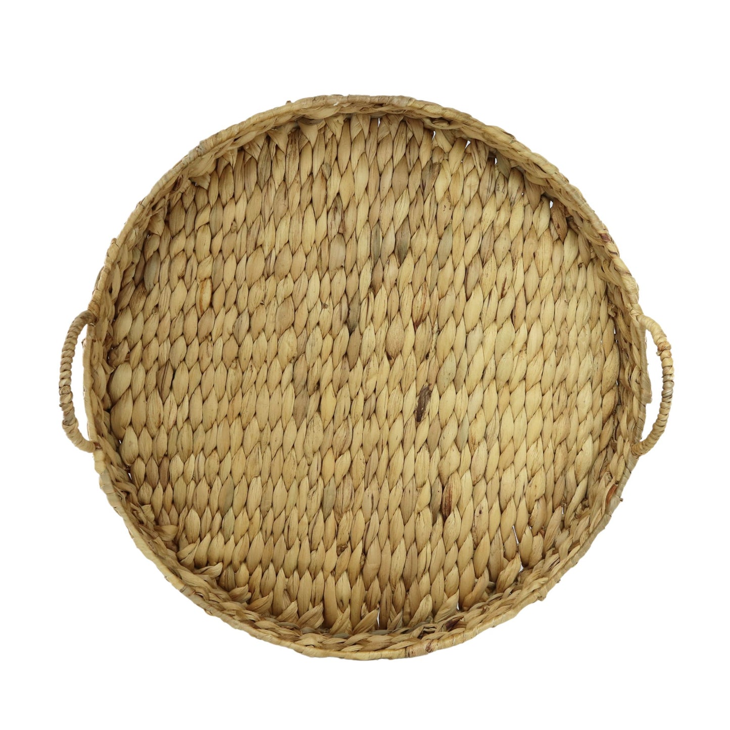 Open Weave Round Tray