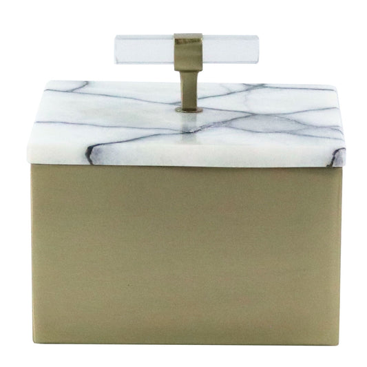 Gold & Marble Box