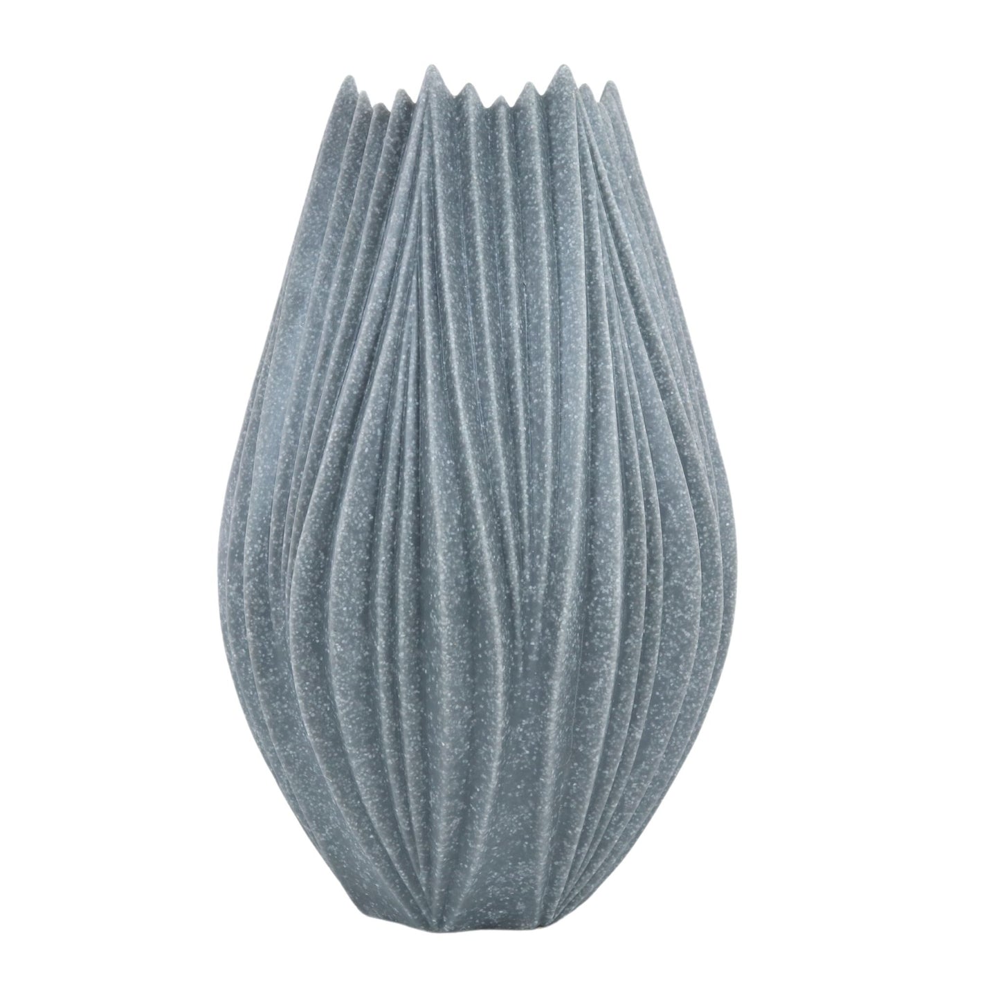 Gray Textured Vase
