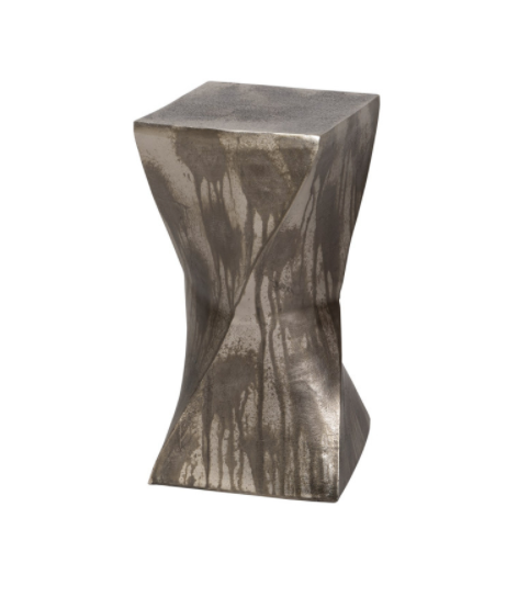 Twisted Hourglass Accent Table